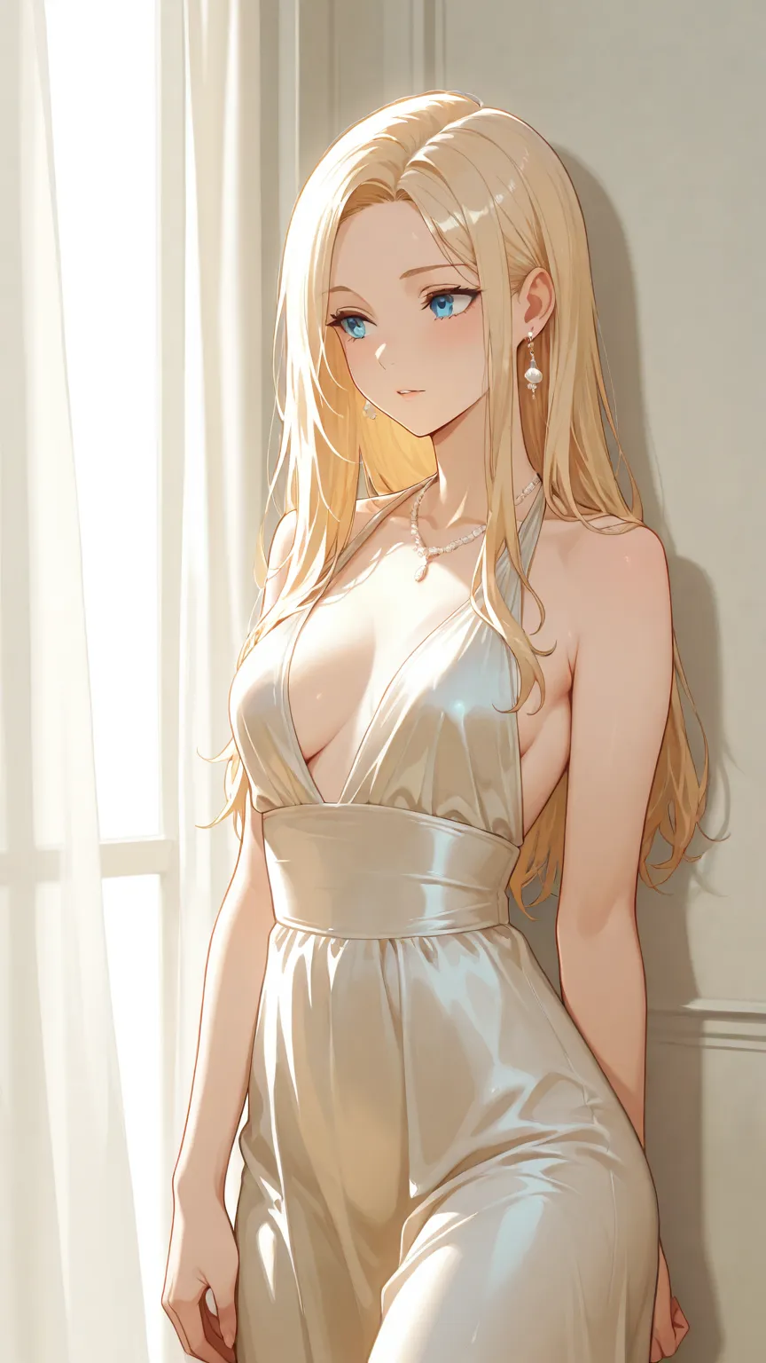 The same character refined with a style LoRA — notice the elevated artistic quality, more detailed clothing, and painterly lighting compared to the tag-only version above.
