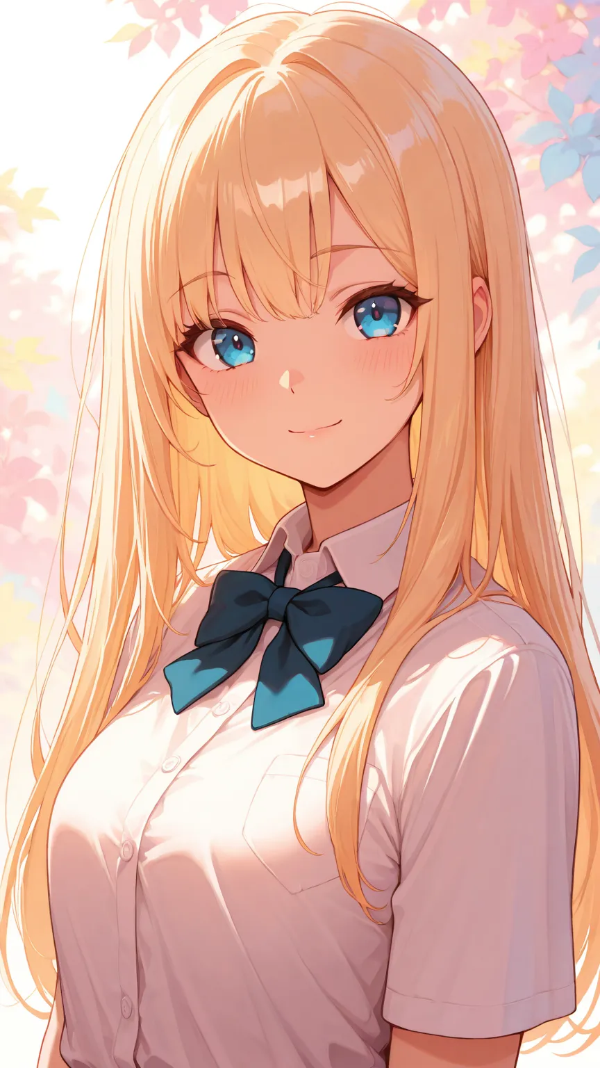 An anime-style character — the starting point for style conversion. Clean features, distinctive hair and eyes that will serve as identity anchors through the conversion process.