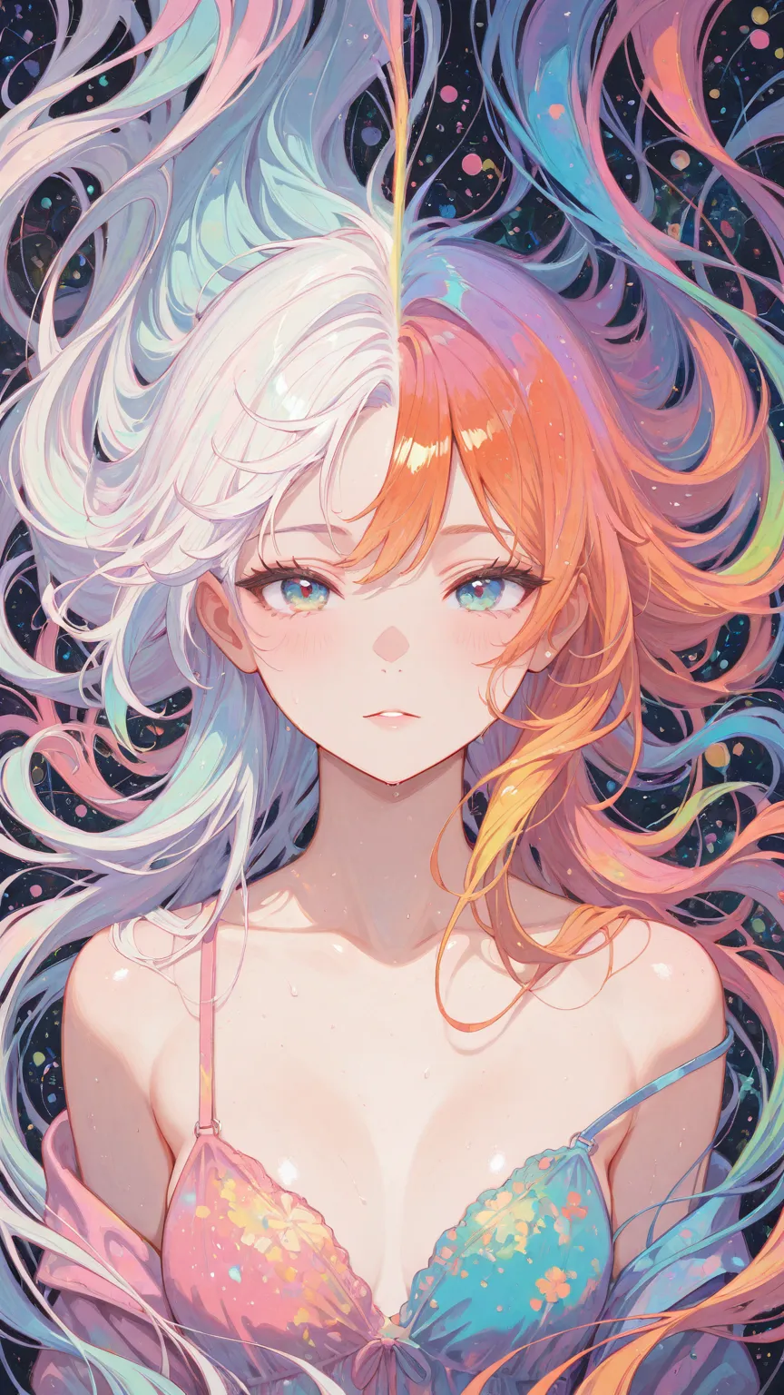 Style blending in action — IPAdapter merges visual DNA from reference images to create something entirely new, like mixing watercolor and digital art aesthetics in a single generation.